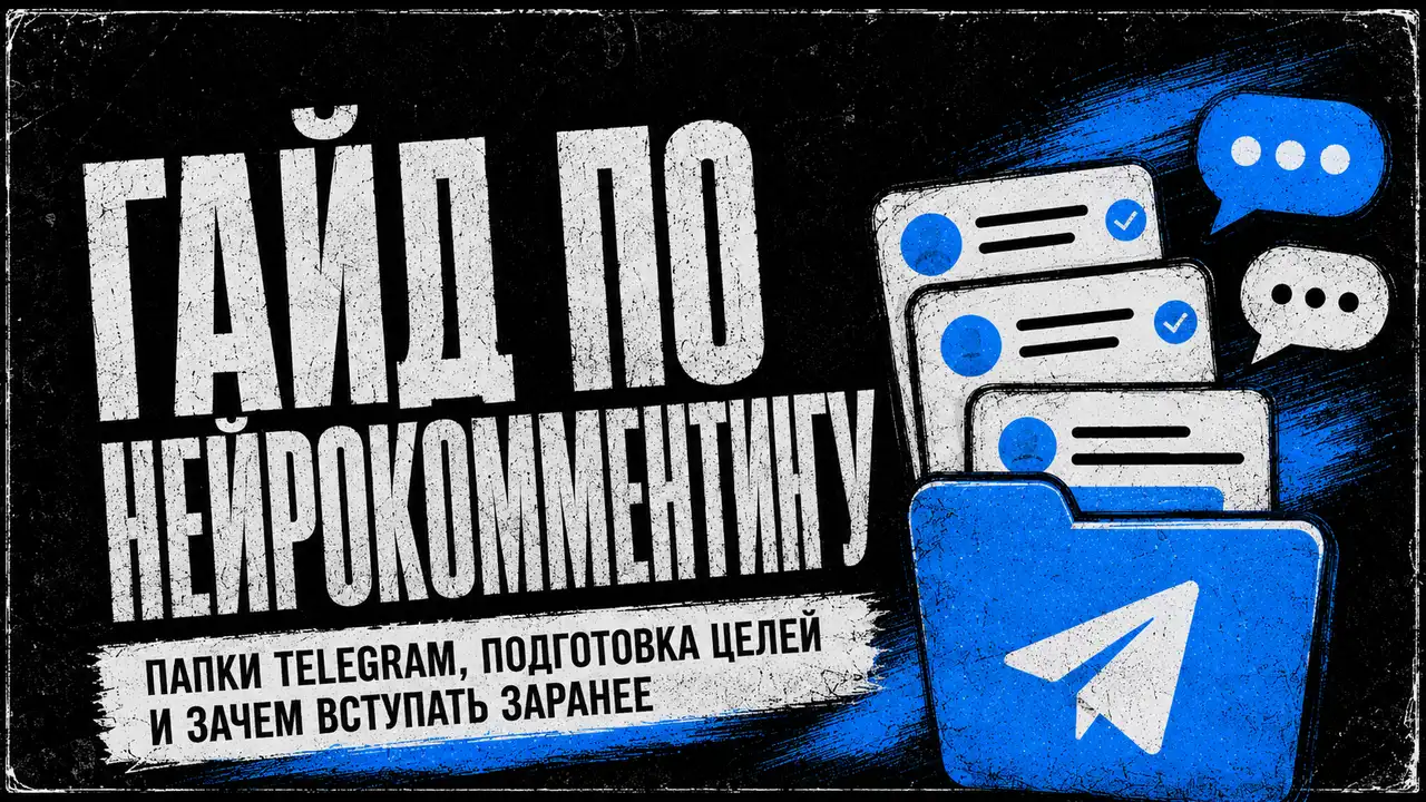 Нейрокомментинг в Telegram: настройка, папки и вступление в каналы заранее